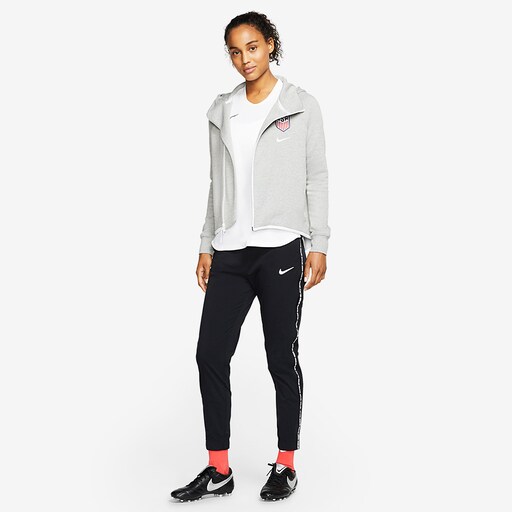 Nike Womens USA 2019 Tech Fleece - Dark Grey Heather/Matte Silver/White image 2 |