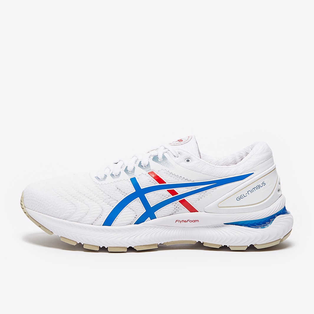 ASICS Gel-Nimbus 22 Tokyo Weiß/Electric Blau Herrenschuhe