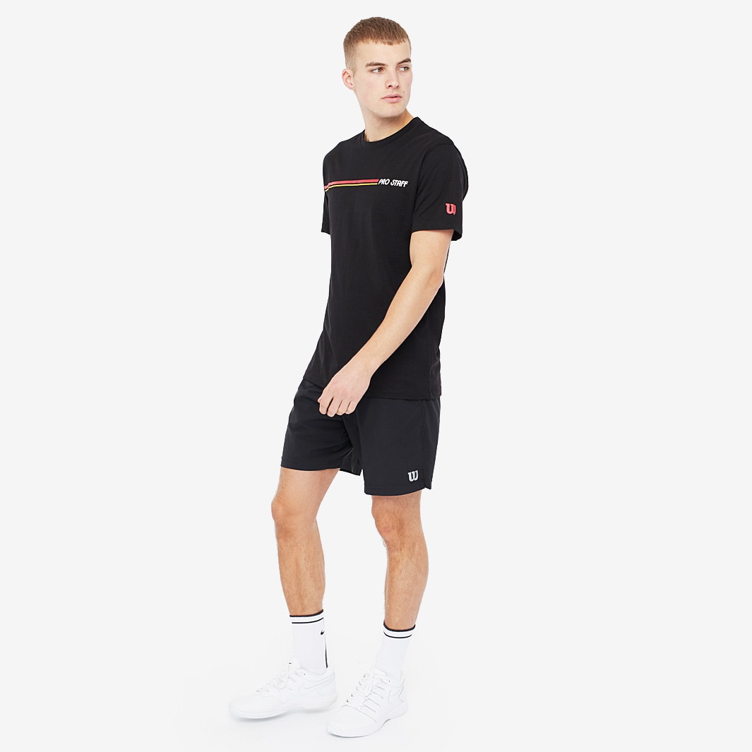 Wilson Pro Staff Tech Tee - Black - Mens Clothing | Pro:Direct Tennis
