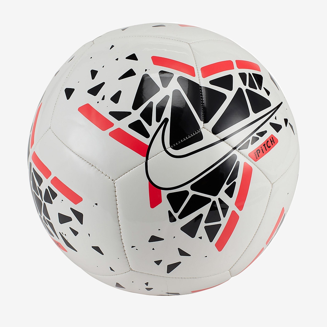 Nike Pitch Footballs Training Whiteblacklaser Crimsonwhite