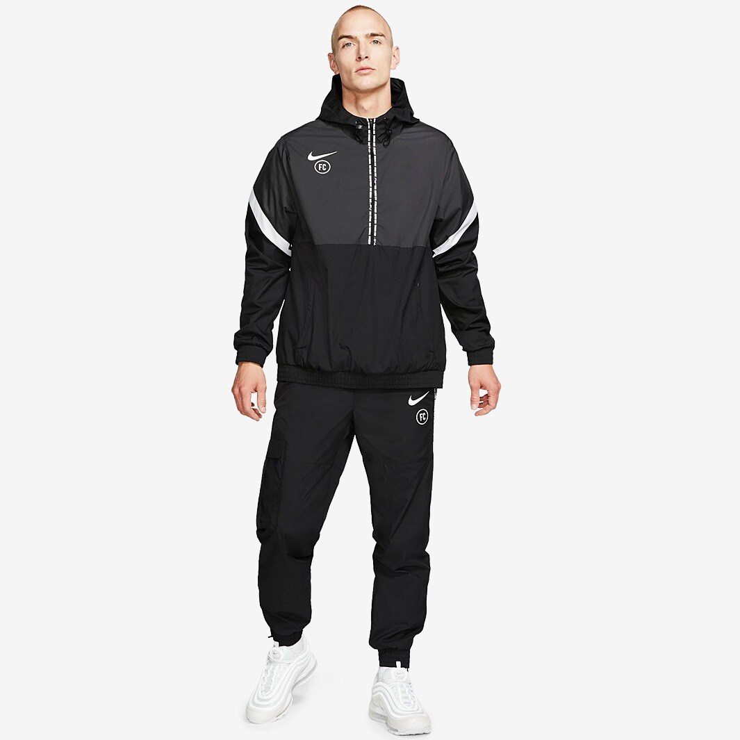 Nike FC Track Jacket - Anthracite/Black/White/White - Mens