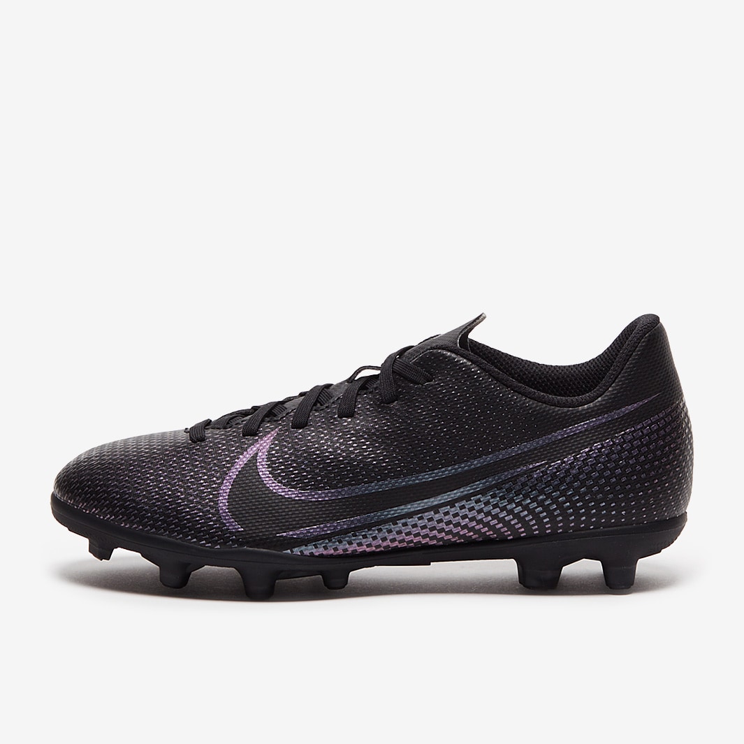 Nike Kids Mercurial Vapor XIII Club FG MG Black Black Firm Ground Junior Boots