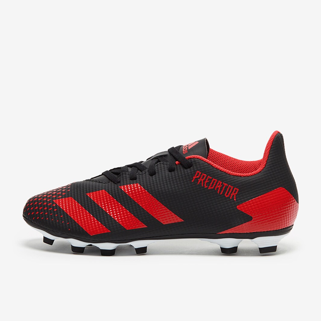 adidas Predator サッカーシューズ 赤黒 adidas Predator 20.4 FG - Core Black/Active Red - Firm
