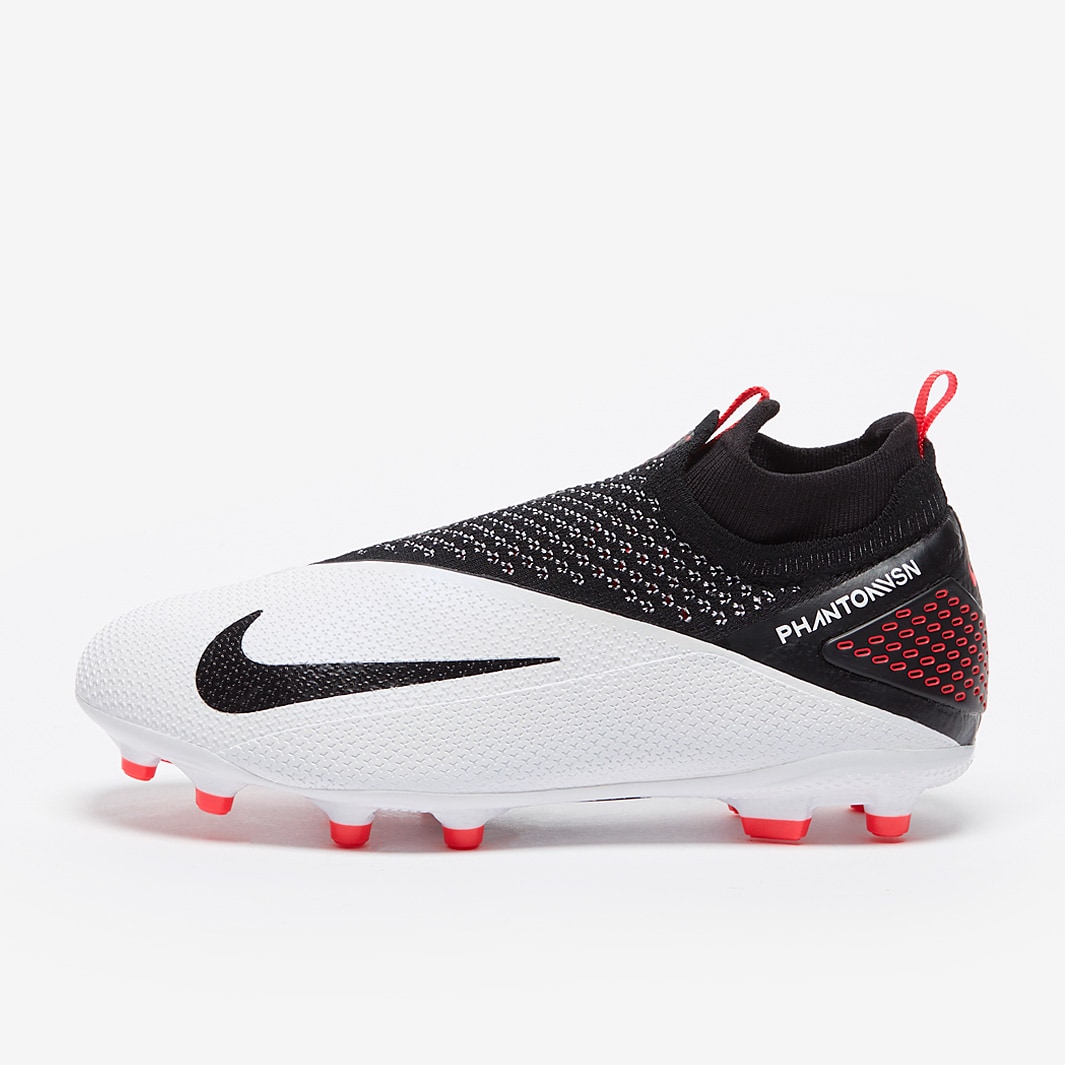 Nike Kids Phantom VSN II Elite DF FG - White/Black/Laser