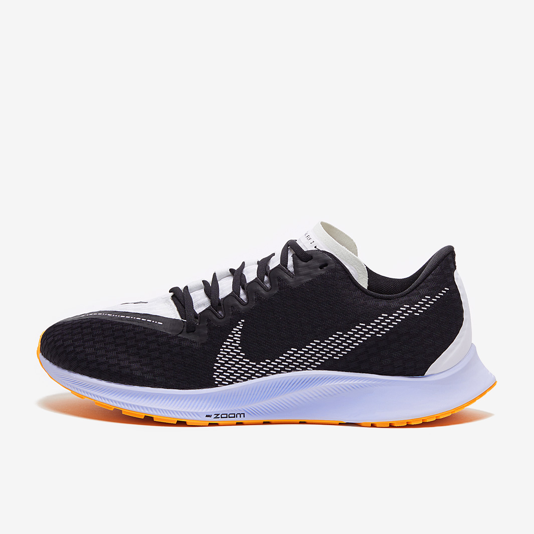 Nike Zoom Rival Fly 2 - Black/White-Hydrogen Blue-Laser Orange - Mens Shoes  | Pro:Direct Running