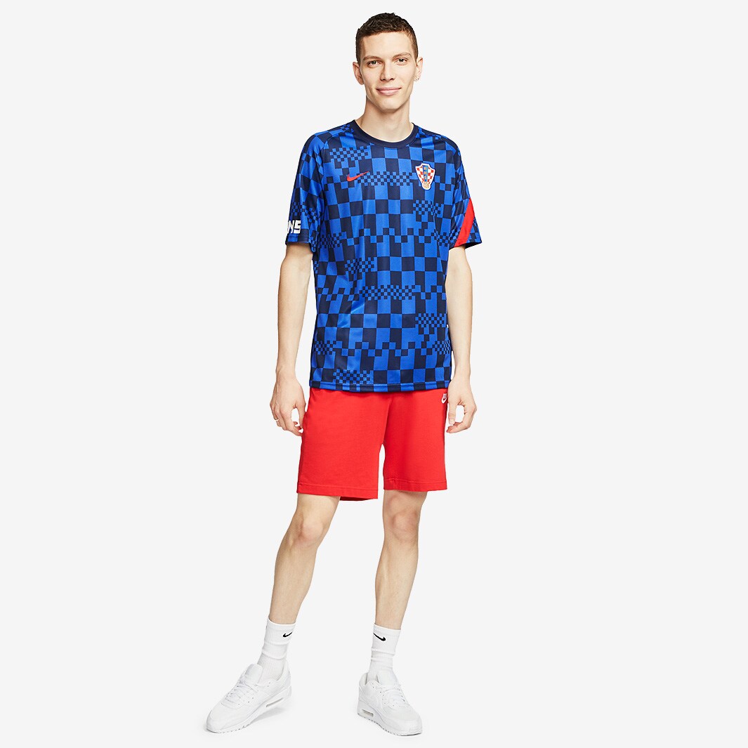 NIKE - クロアチア代表　Breathe Top M Nike Croatia 2020 Breathe Top SS PM - Bright Blue/University