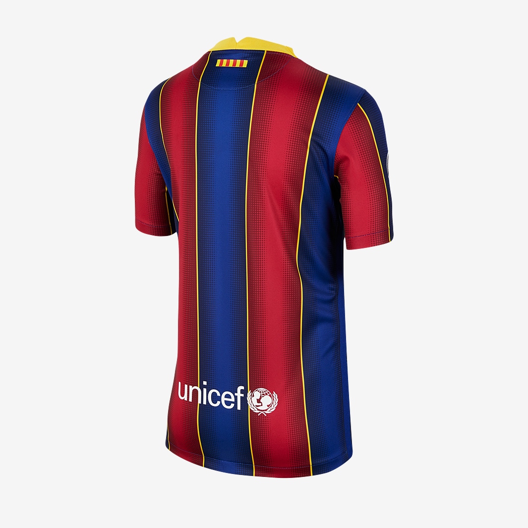 Nike Kids FC Barcelona 2020/21 Home Jersey Deep Royal Blue/Varsity