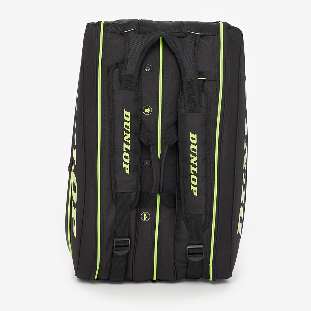 Dunlop SX Thermo Performance 12 Racket Bag Black/Yellow Bags & Luggage