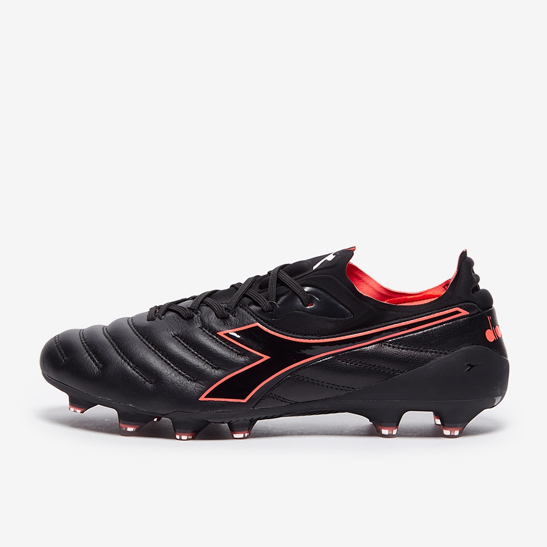 Diadora B-Elite Tech FG - Negro/Rojo Fluor-Terreno Firme-Botas De ...