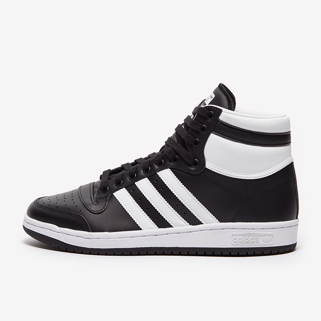 adidas Originals Top Ten - Core Black/Ftwr White/Chalk White- Mens ...