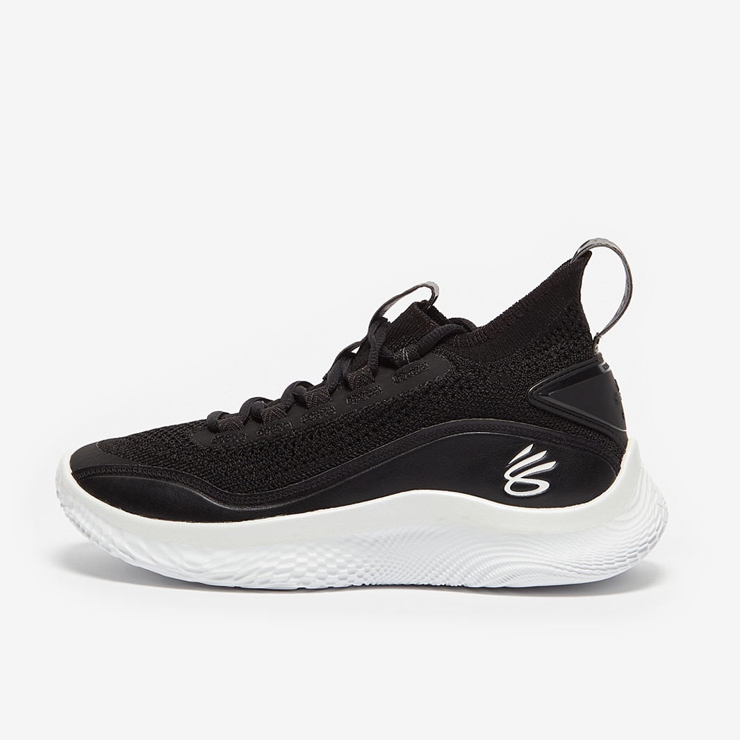 Kids Shoes - Under Armour Curry 8 Older Kids (GS) - Black - Trainers