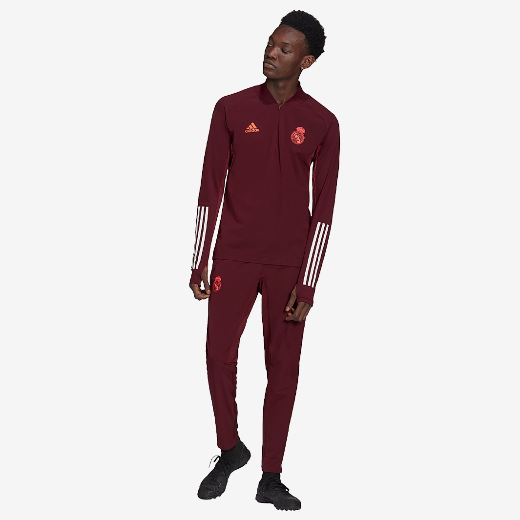Haut de survêtement adidas Real Madrid 20/21 EU Bordeaux