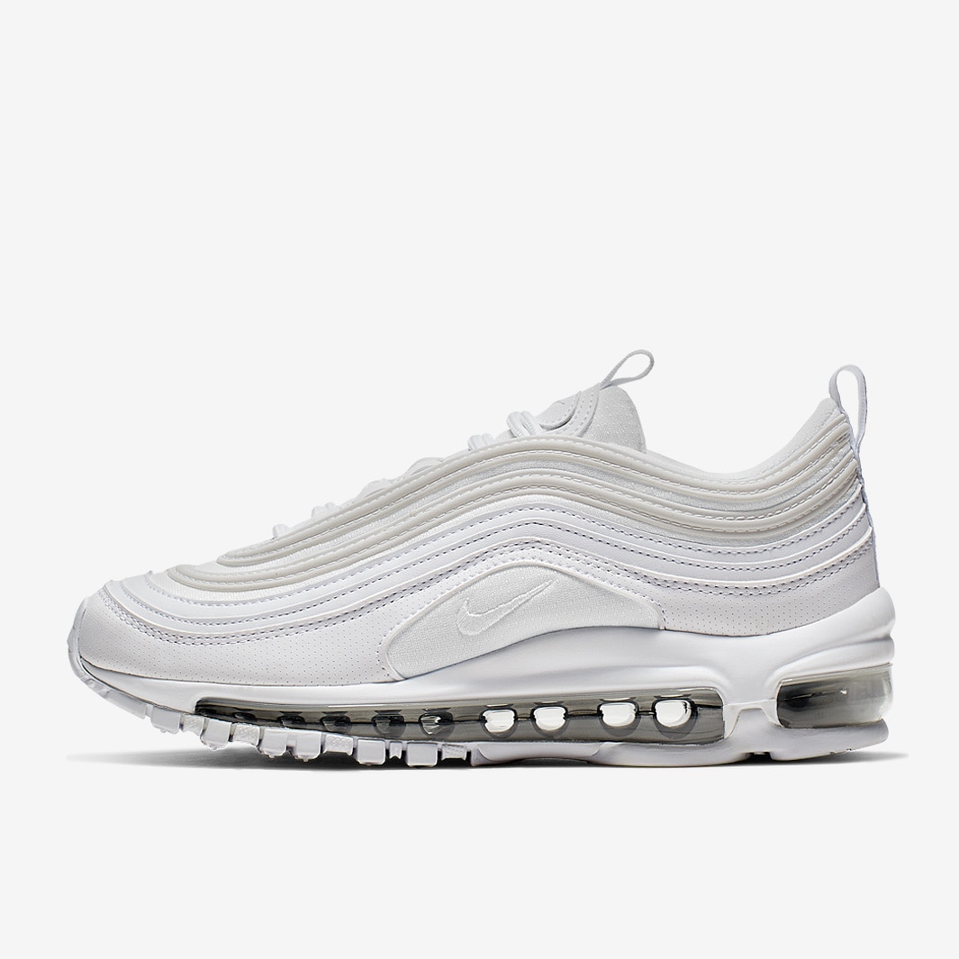 Nike Kids Air Max 97 GS - White/White - Boys shoes | Pro:Direct Soccer