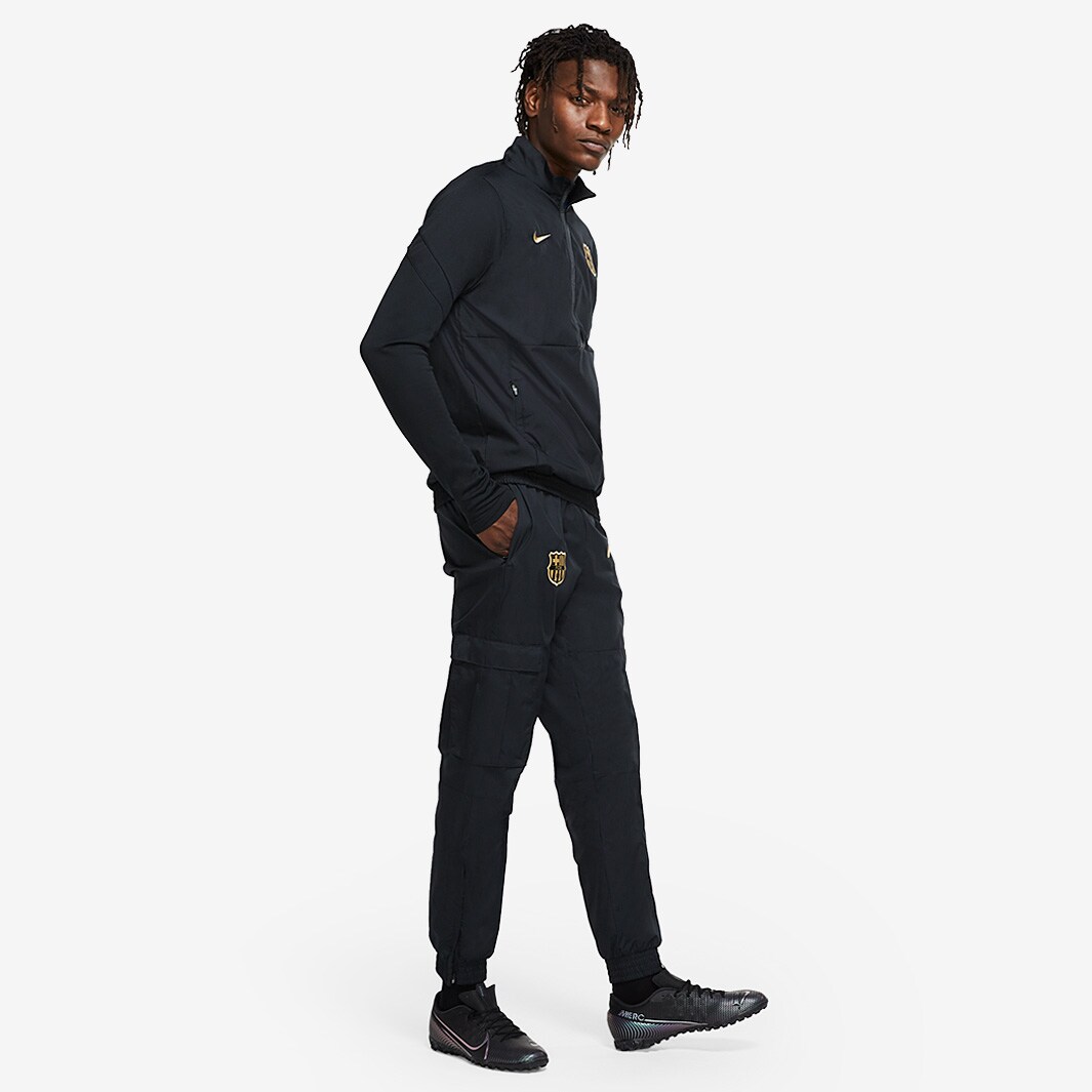 Nike FC Barcelona 20/21 Track Pant PZ - Black/Metallic Gold