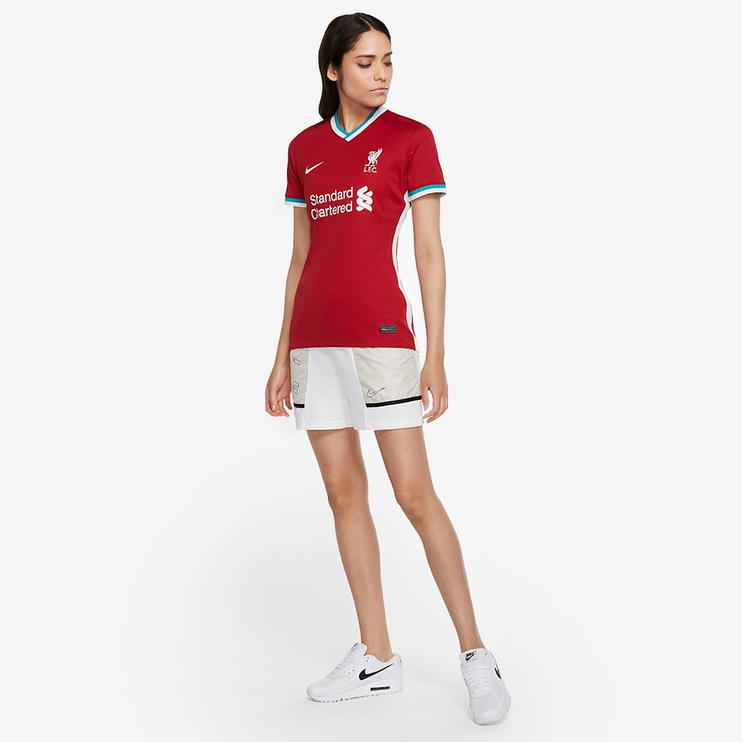 Women's Nike White Liverpool 2020/21 Fourth Stadium Air Max Replica Jersey