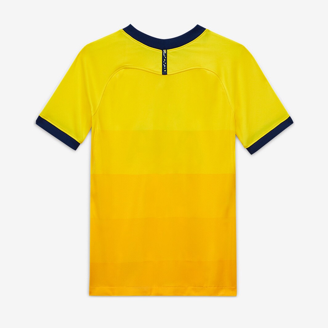 Nike Tottenham Hotspur 20/21 Kids Third Stadium Shirt Tour Yellow