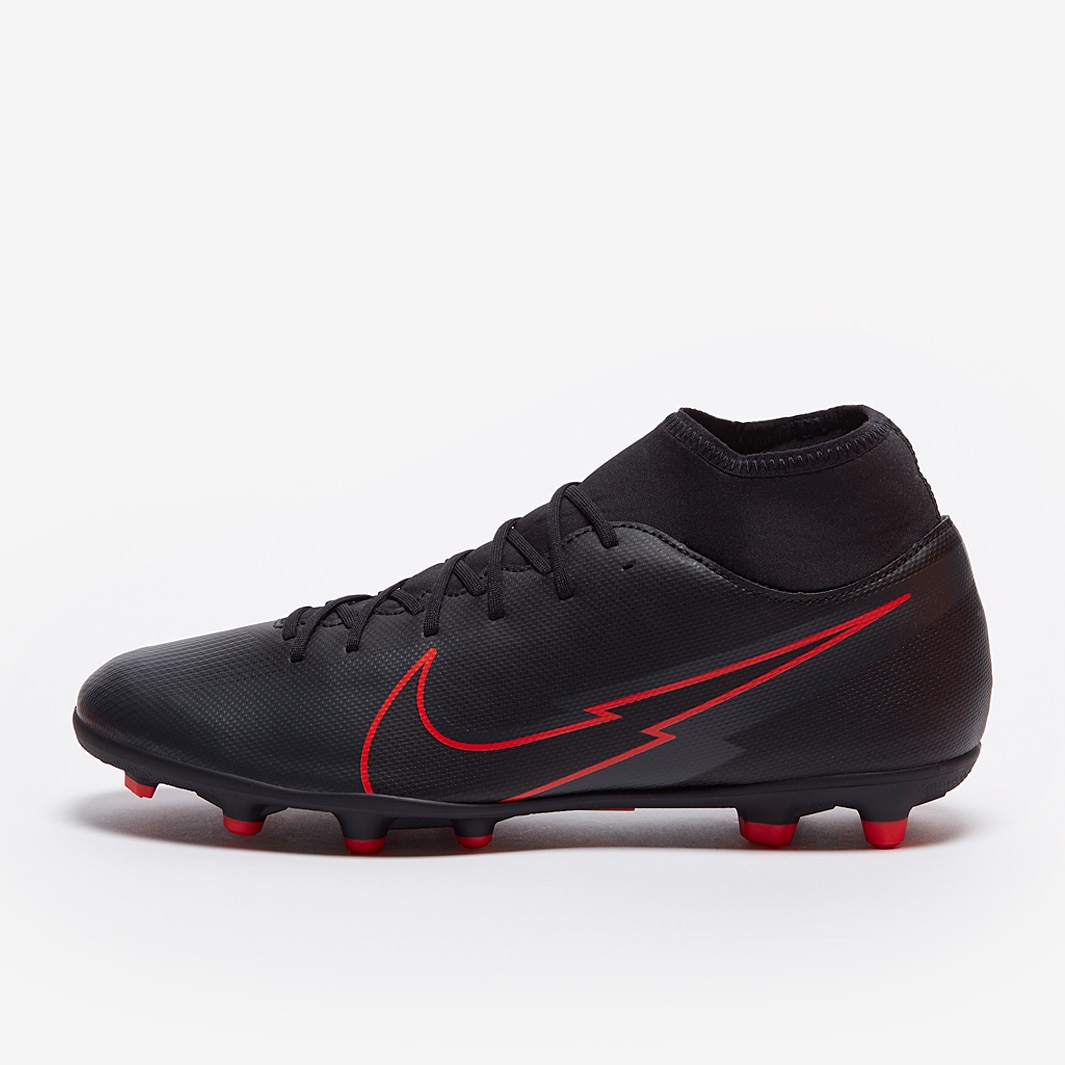 Nike Mercurial ブラック サッカーシューズ Nike Mercurial Superfly VII Club FG/MG - Black/Black/Dark