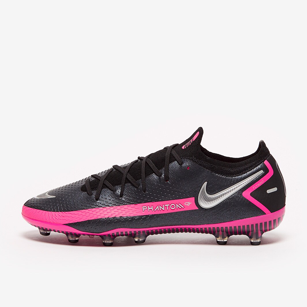 Nike Phantom GT Elite AG-PRO - Black/Metallic Silver/Pink Blast