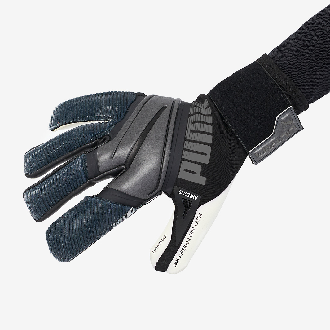 Puma Ultra Grip 1 Hybrid Pro - Black/Asphalt - Mens GK Gloves