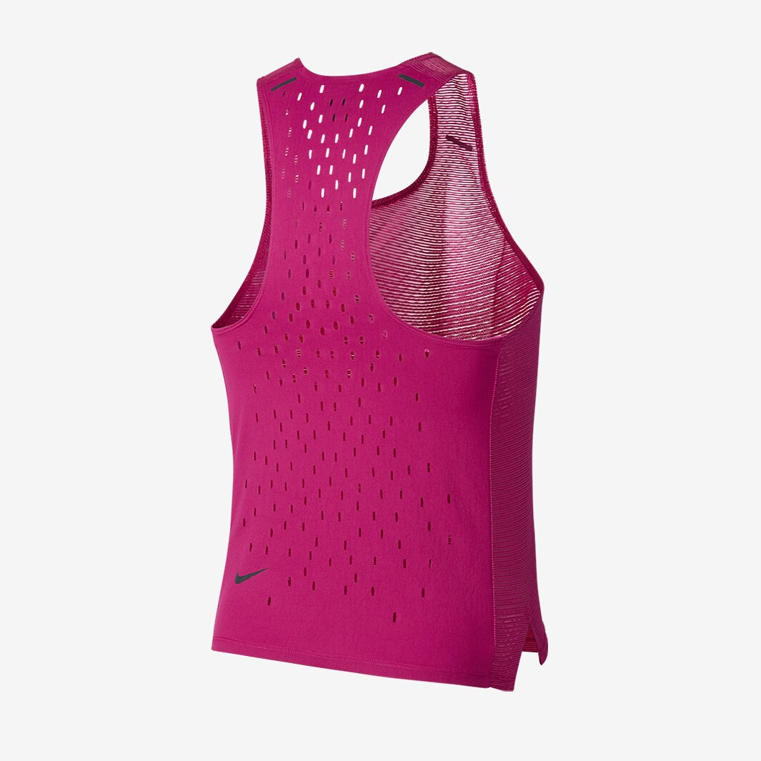 Nike Run Division Adapt Tank - Cactus Flower/Reflect Black - Mens