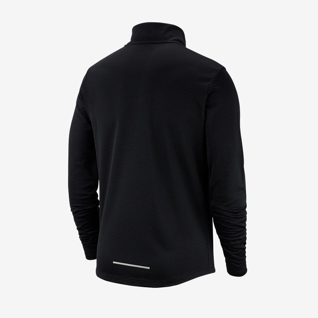 Nike Pacer Half Zip Top - Black/Black/Reflective Silv - Mens
