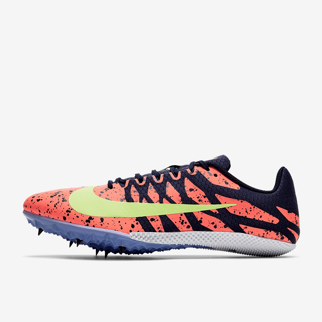 Nike Zoom Rival S 9 - Bright Mango/Lt Zitron-Blackened Blue - Mens Shoes