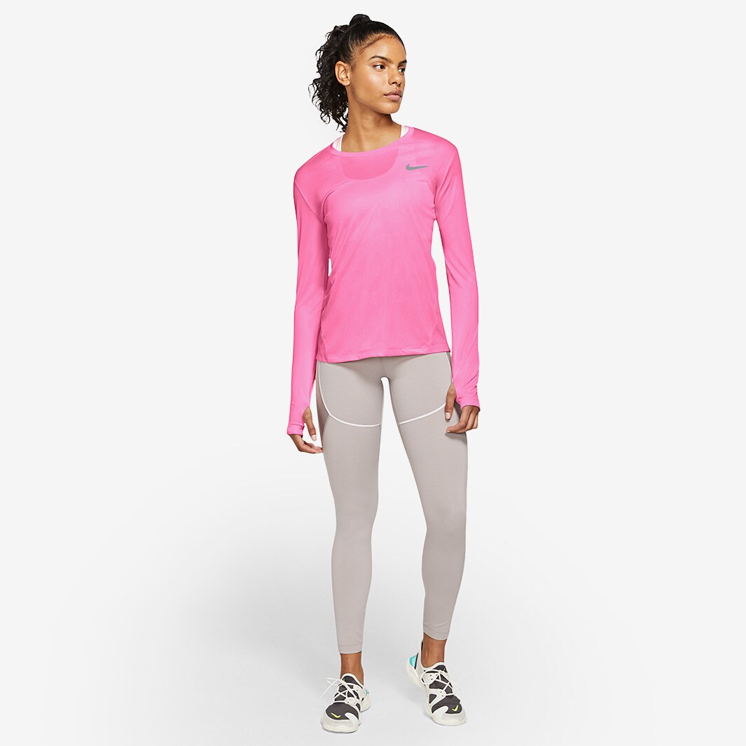 nike women's miler long sleeve running top