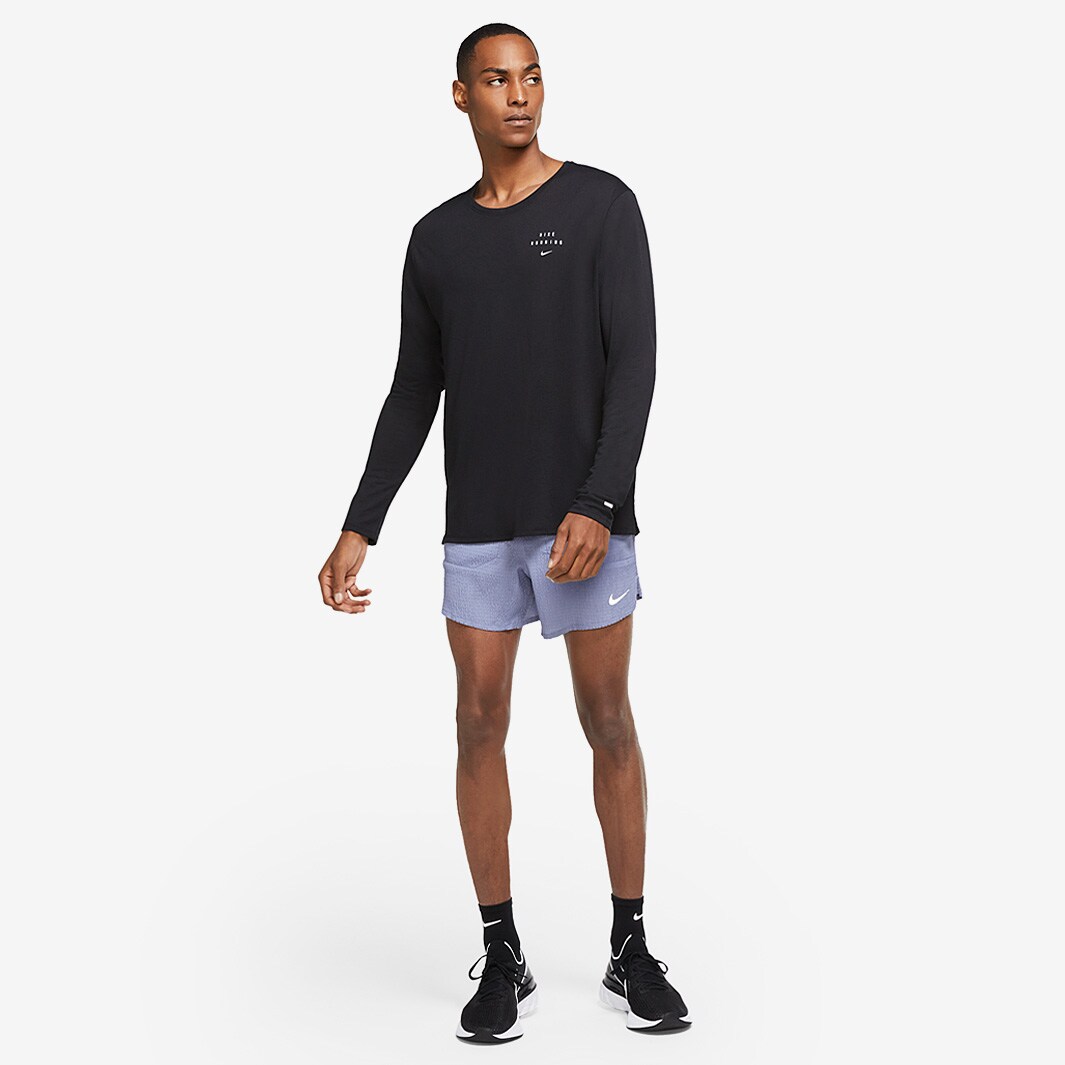 Nike Miler Run Division Flash Long Sleeve Black/Reflective Silv