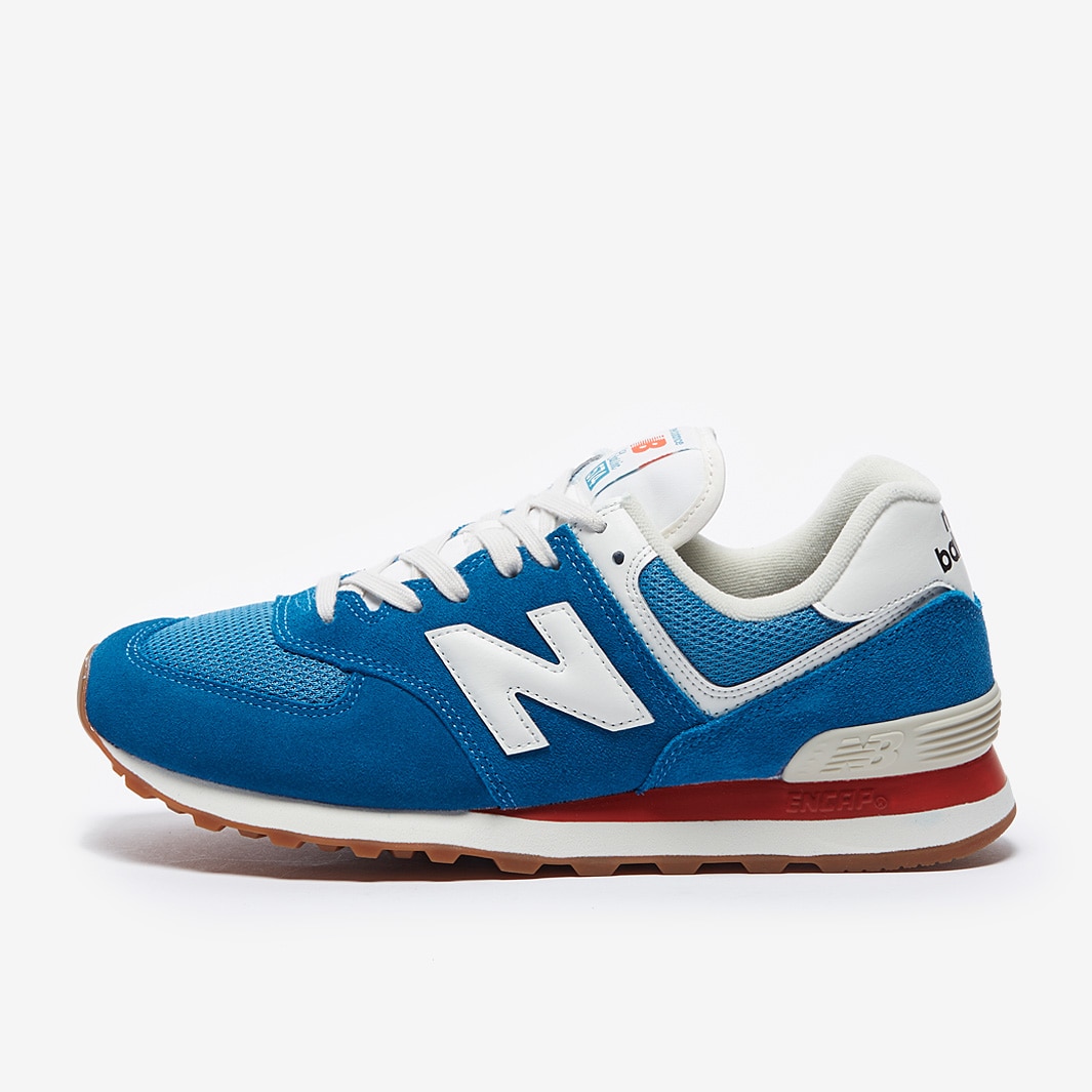 New Balance 574 Dark Blue/Light Blue Trainers Mens Shoes