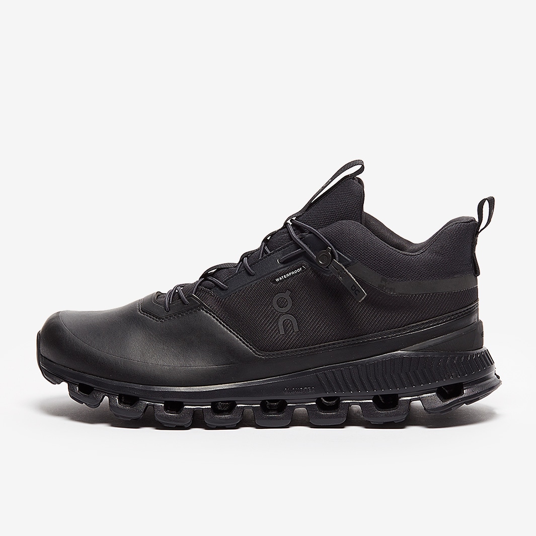 On Cloud Hi Waterproof - All Black - Trainers - Mens Shoes