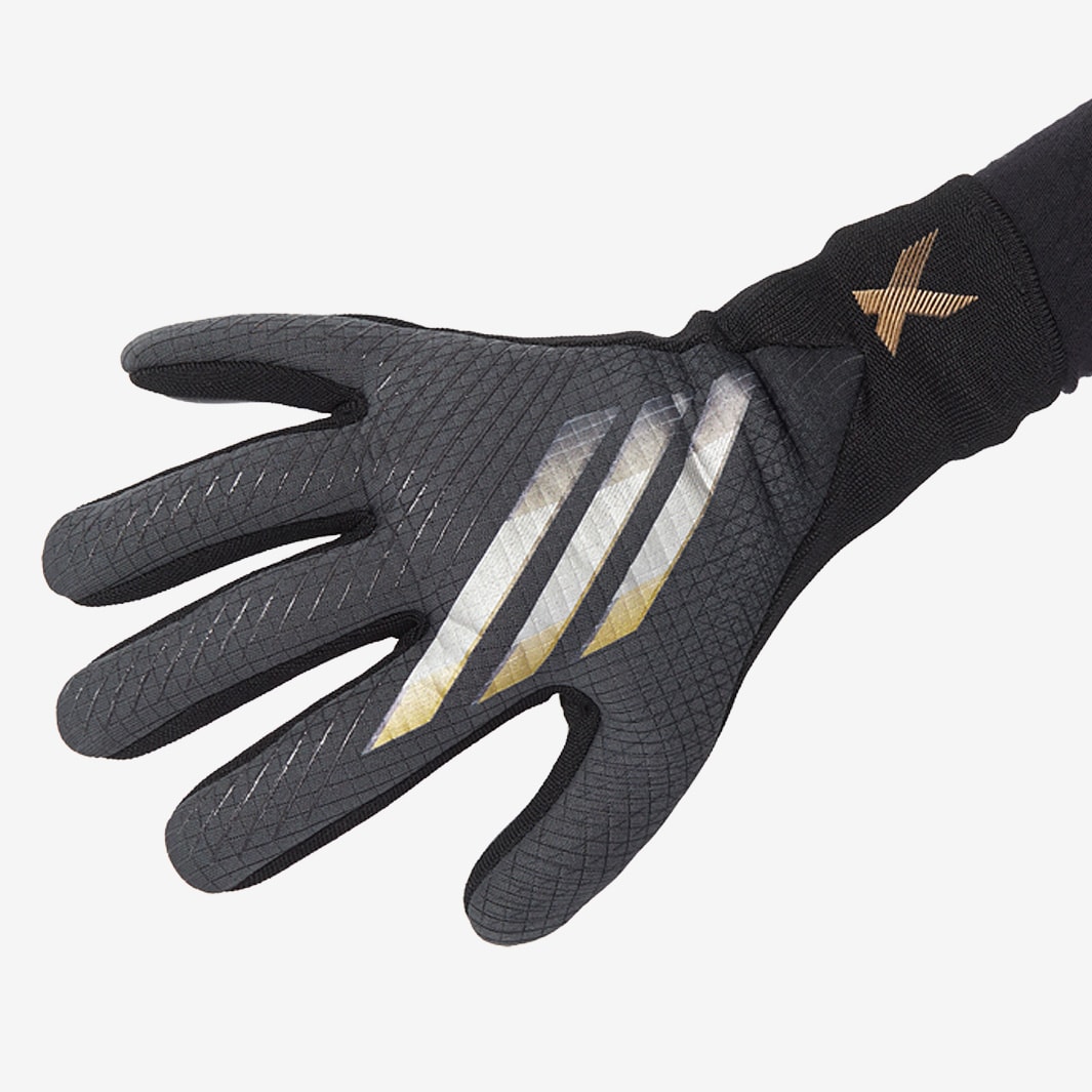 adidas X Pro Grey Six/Silver Metallic/Black Mens GK Gloves Pro