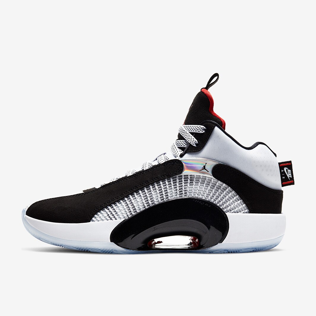 Air Jordan 35 BRED Black/Chile Red/White Mens Shoes Pro