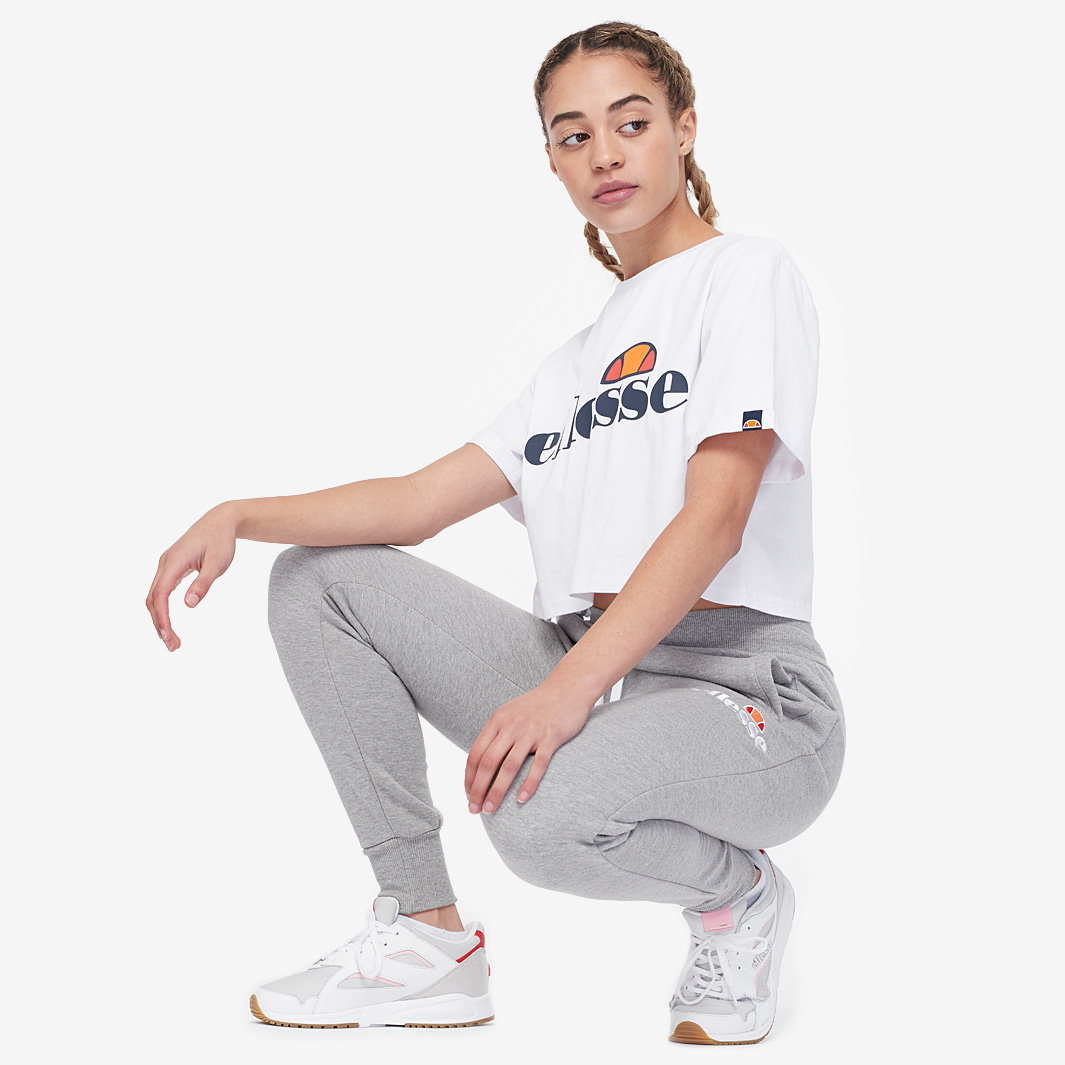 Ellesse Women's Abigaille Vest Top - Cotton Racerback Tank With Logo Print - View #8