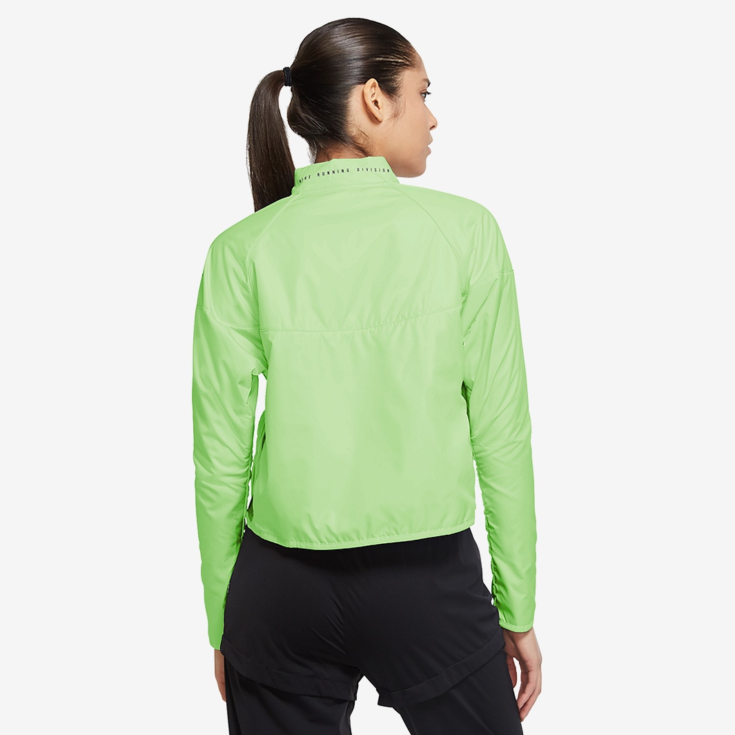 Nike Womens Run Division Midlayer Half Zip Barely Volt/Gold/Black