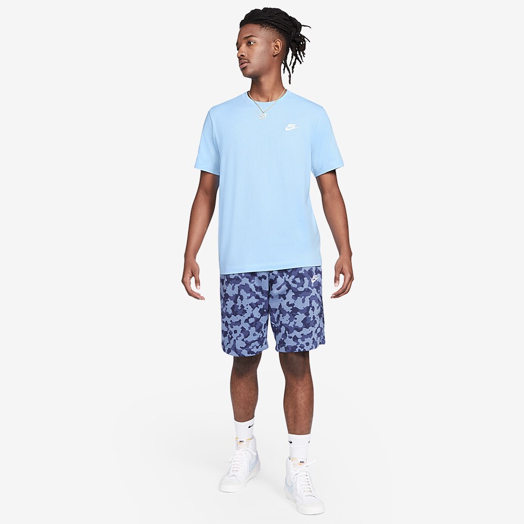 nsw club crewneck psychic blue white