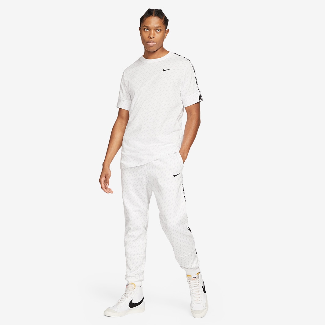 nike repeat poly knit crew blanc