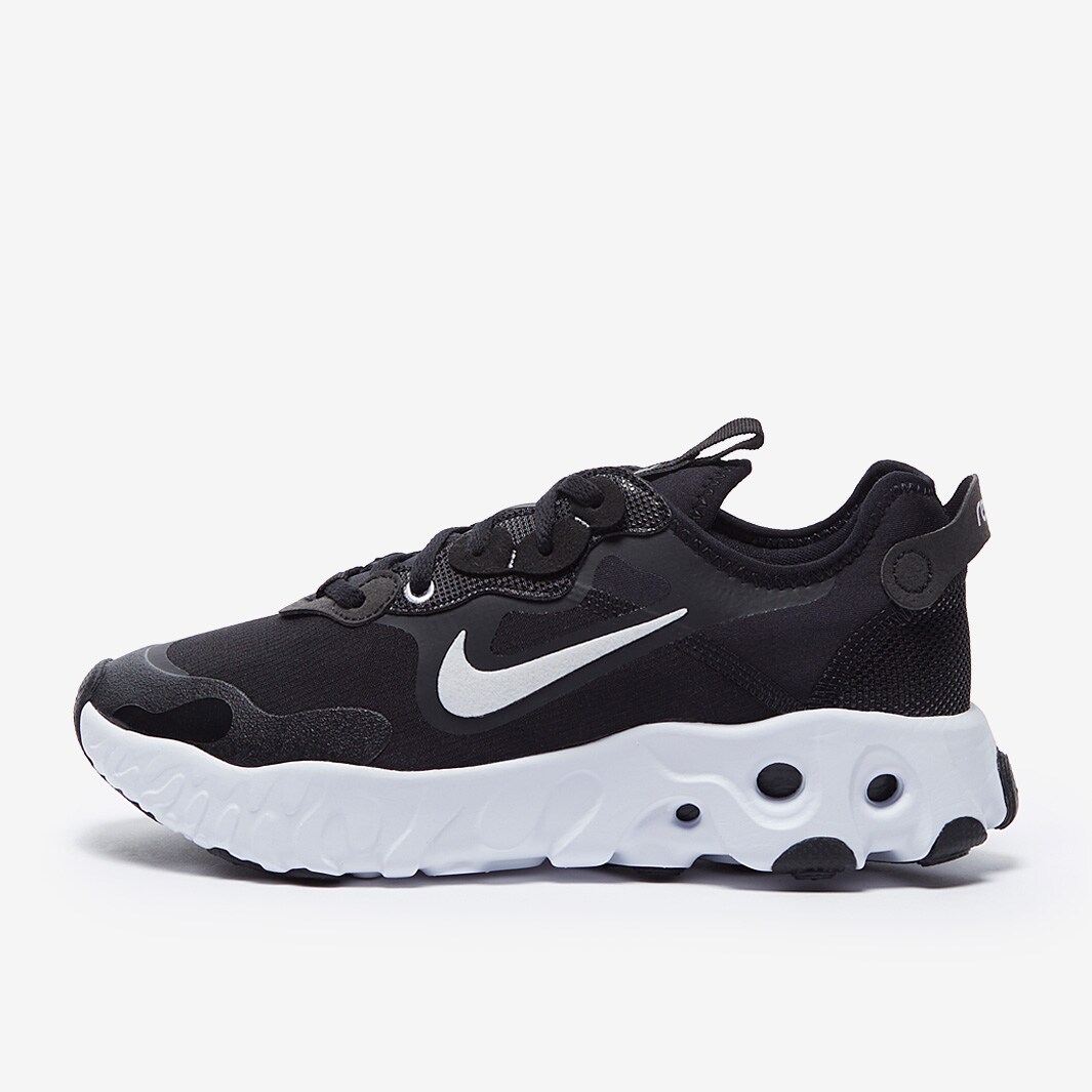 nike black & white react art3mis trainers