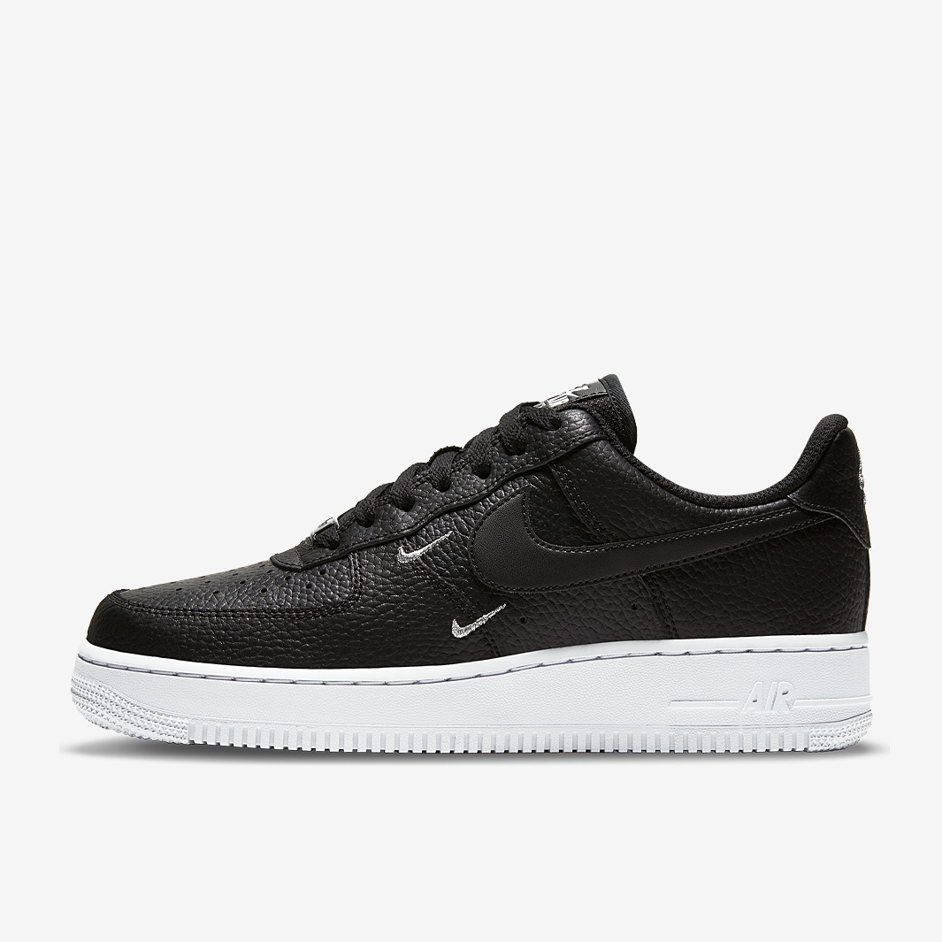 Nike Air Force 1 Custom Sporcatura Argento e Nero | LLab Scarpe Custom