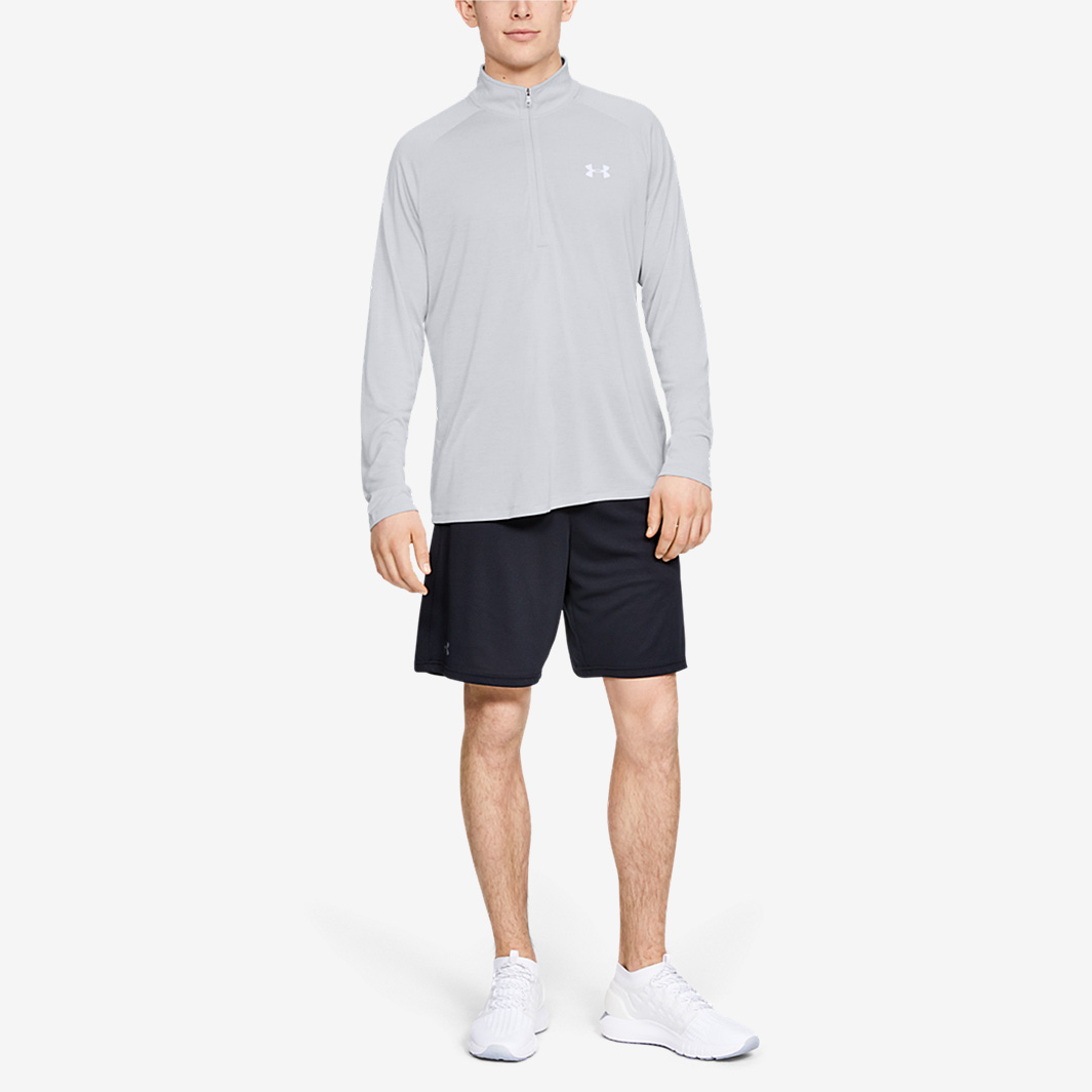 UA TIGER TECH 2.0 SS Men Clothing Sports Training BLACK OR GREY LG...