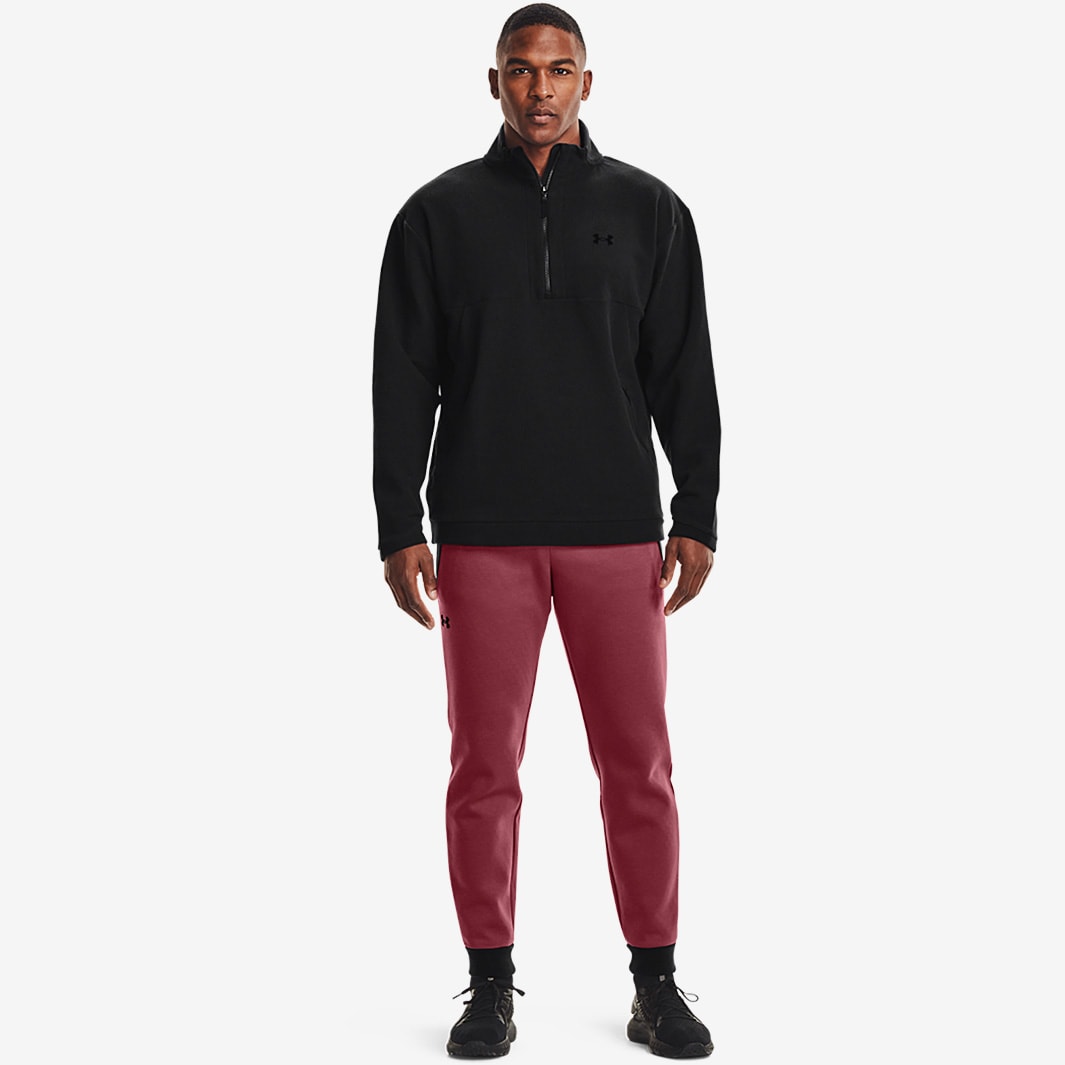 Under Armour Recover Fleece Pant Blur/Black Mens Clothing