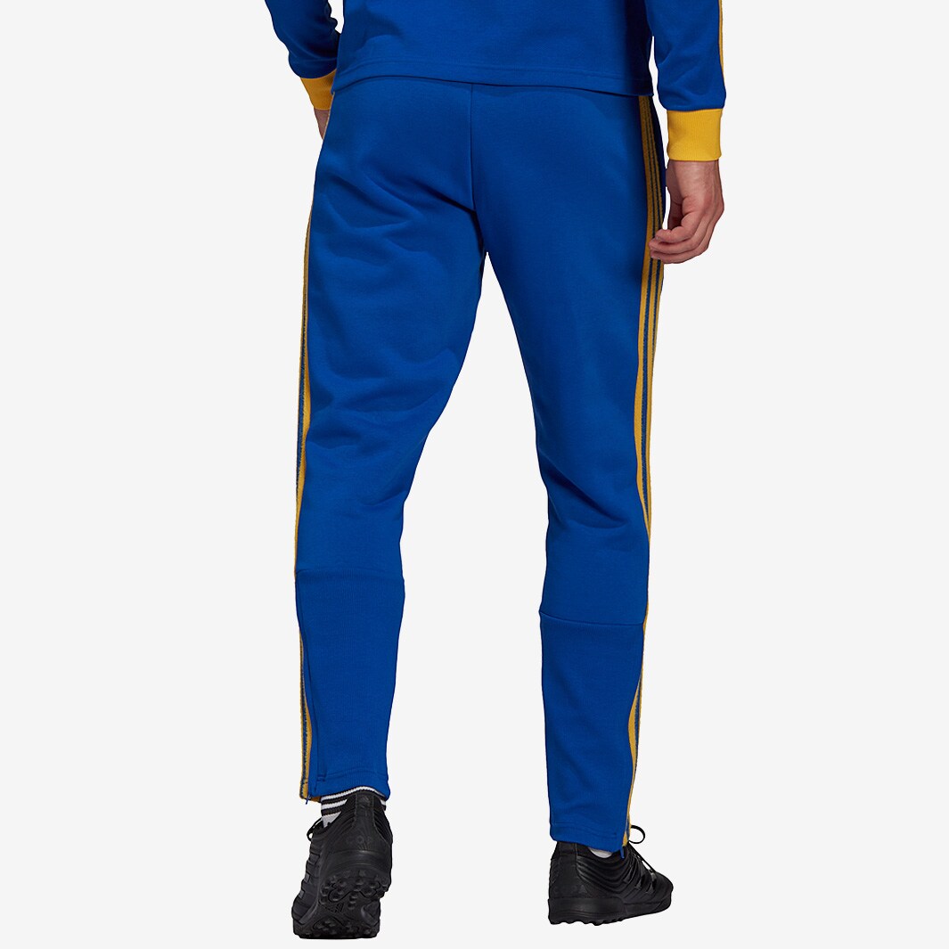 adidas Boca Juniors Icons Pant Power Blue Bottoms Mens Replica