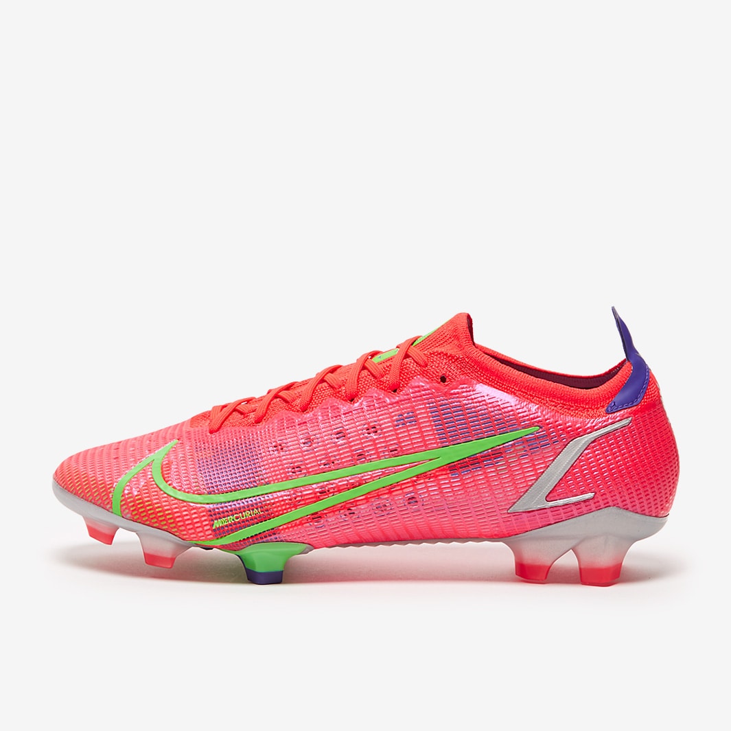 Nike Mercurial Vapor 14 Elite FG Spectrum - Bright Crimson/Metallic Silver  - Pro Soccer Store