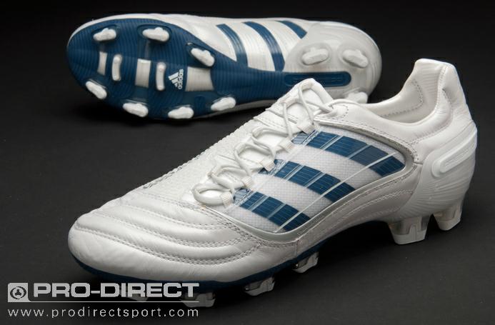 entonces Pinchazo azafata Botas - Fútbol - adidas - Predator - X - DB - David - Beckham - TRX - FG -  Blanco - Azul - Gris | Pro:Direct Soccer