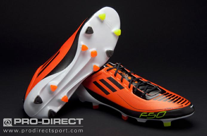 adidas - F50 Prime Soccer Cleats - Warning/Black/White