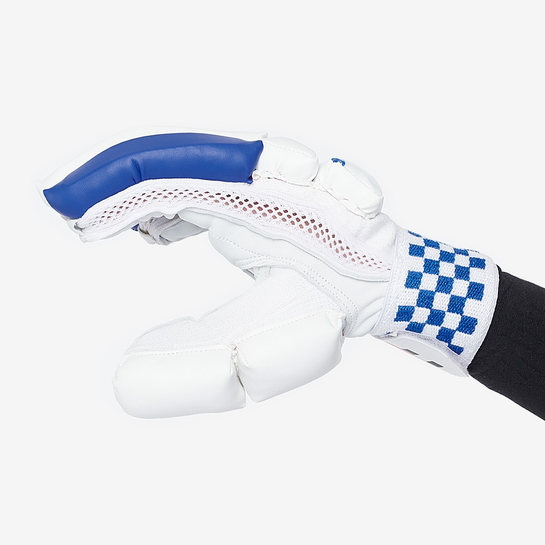 Gray-Nicolls Power LH Junior Batting Gloves - White/Blue - Junior ...