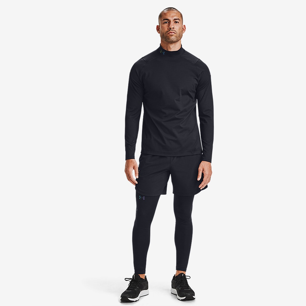 Under Armour Cold Gear Rush 2.0 Leggings - Black/Reflective - Mens Base  Layer