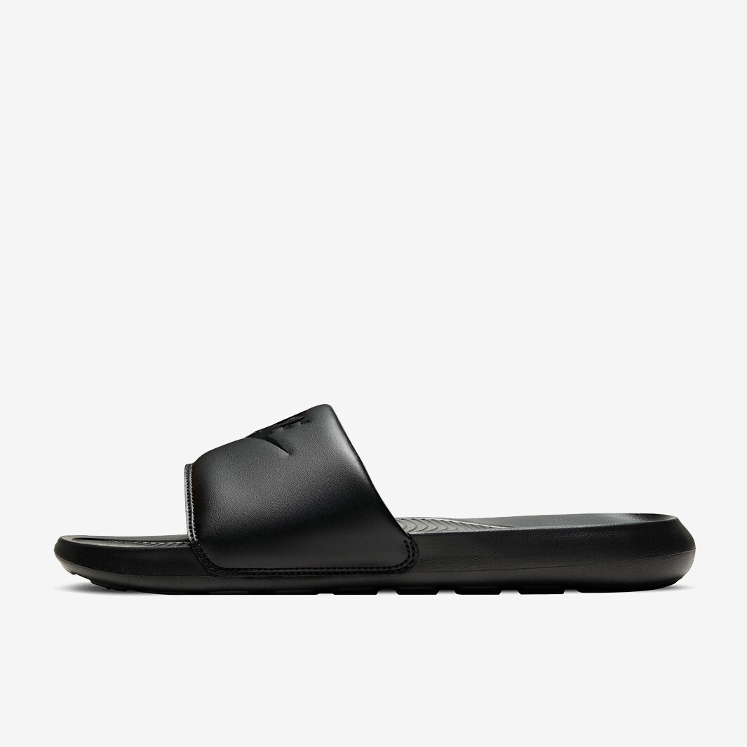 Nike Sportswear Victori One Slide - Black Black Black - Slides - Mens 