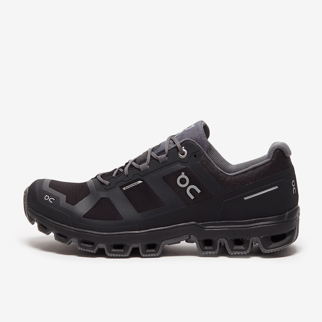 On Cloudventure Waterproof Black/Graphite Mens Shoes