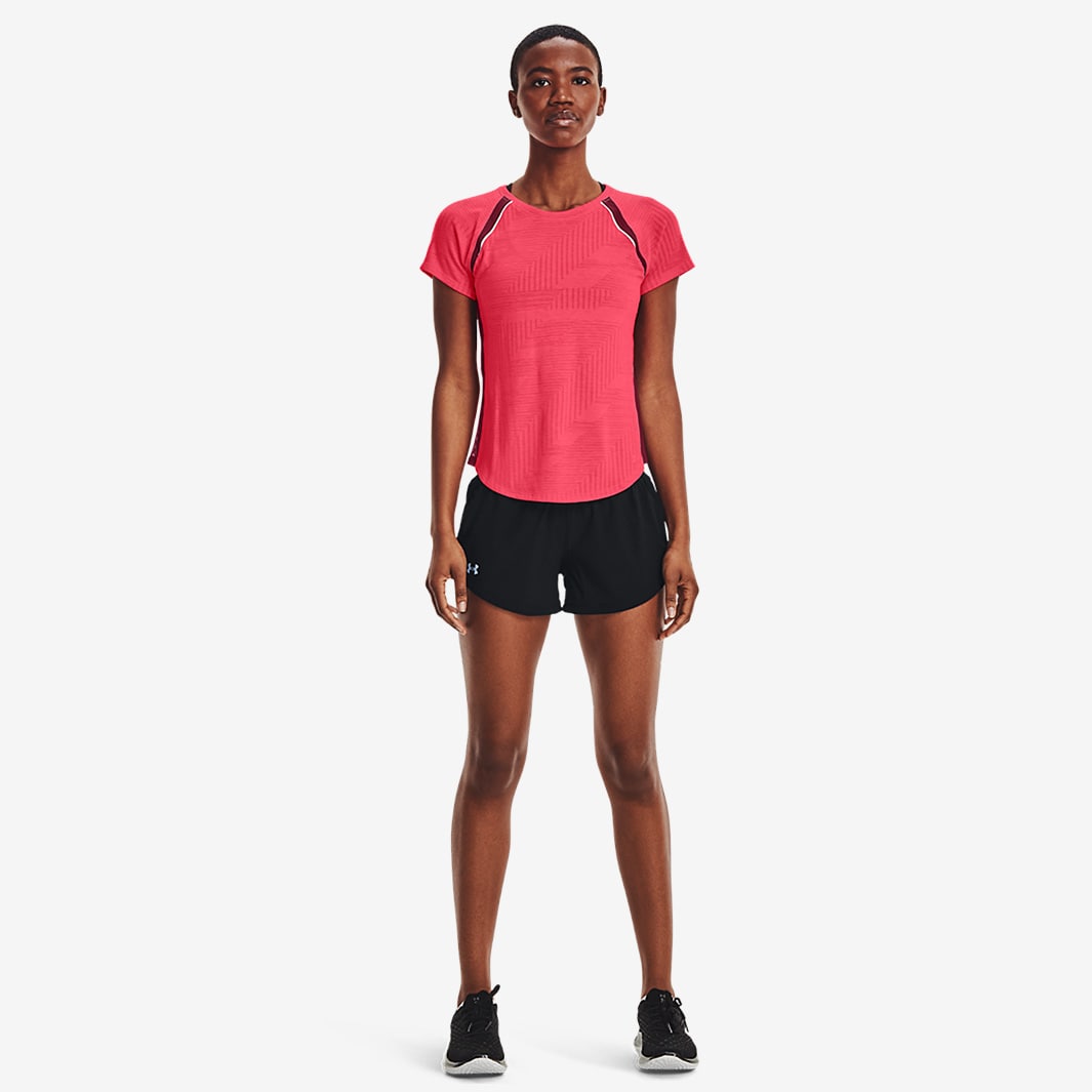 Under Armour Speedpocket Performance Womens Running Shorts - Black