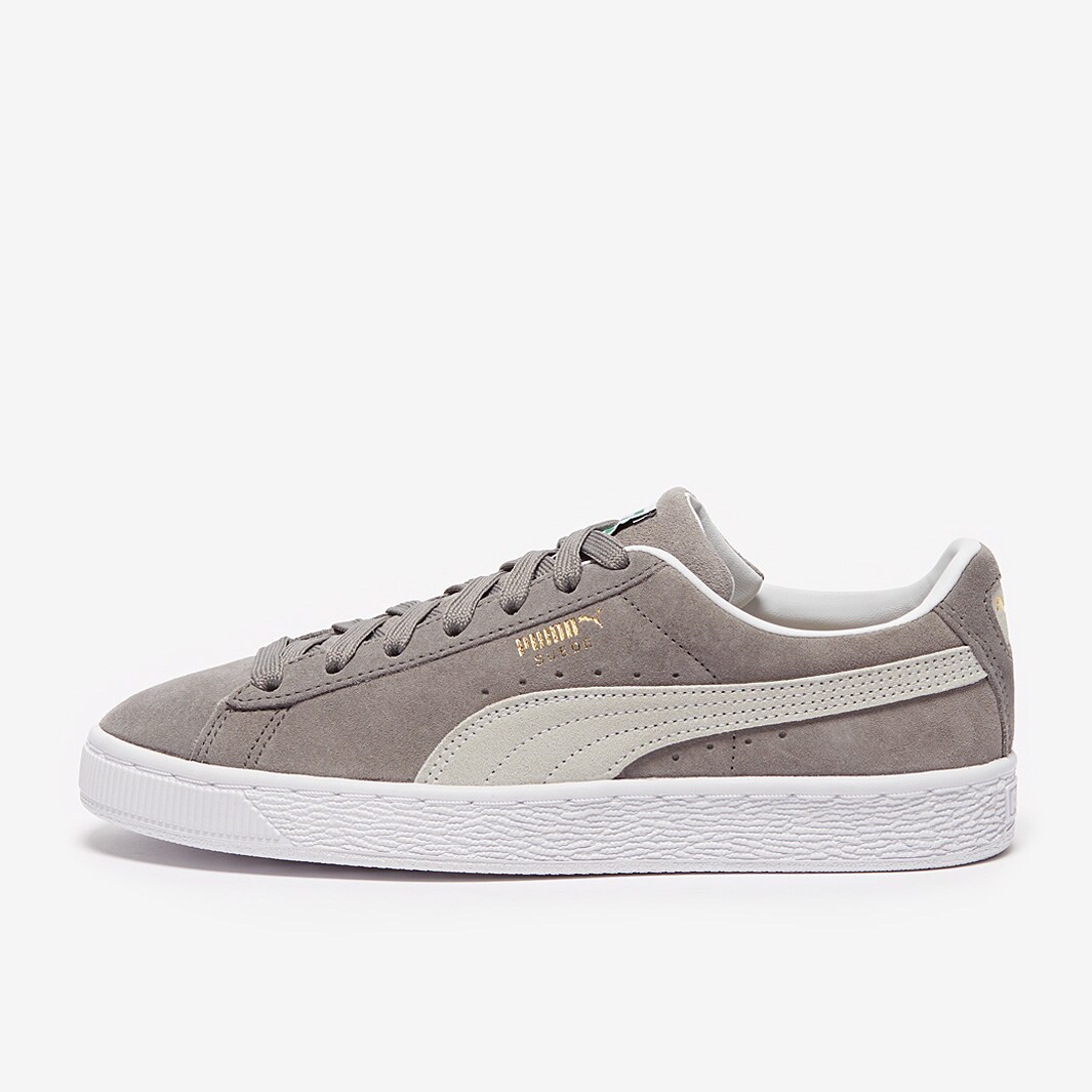 Puma Suede Classic XXI - Steel Grey/Puma White - Trainers - Mens Shoes